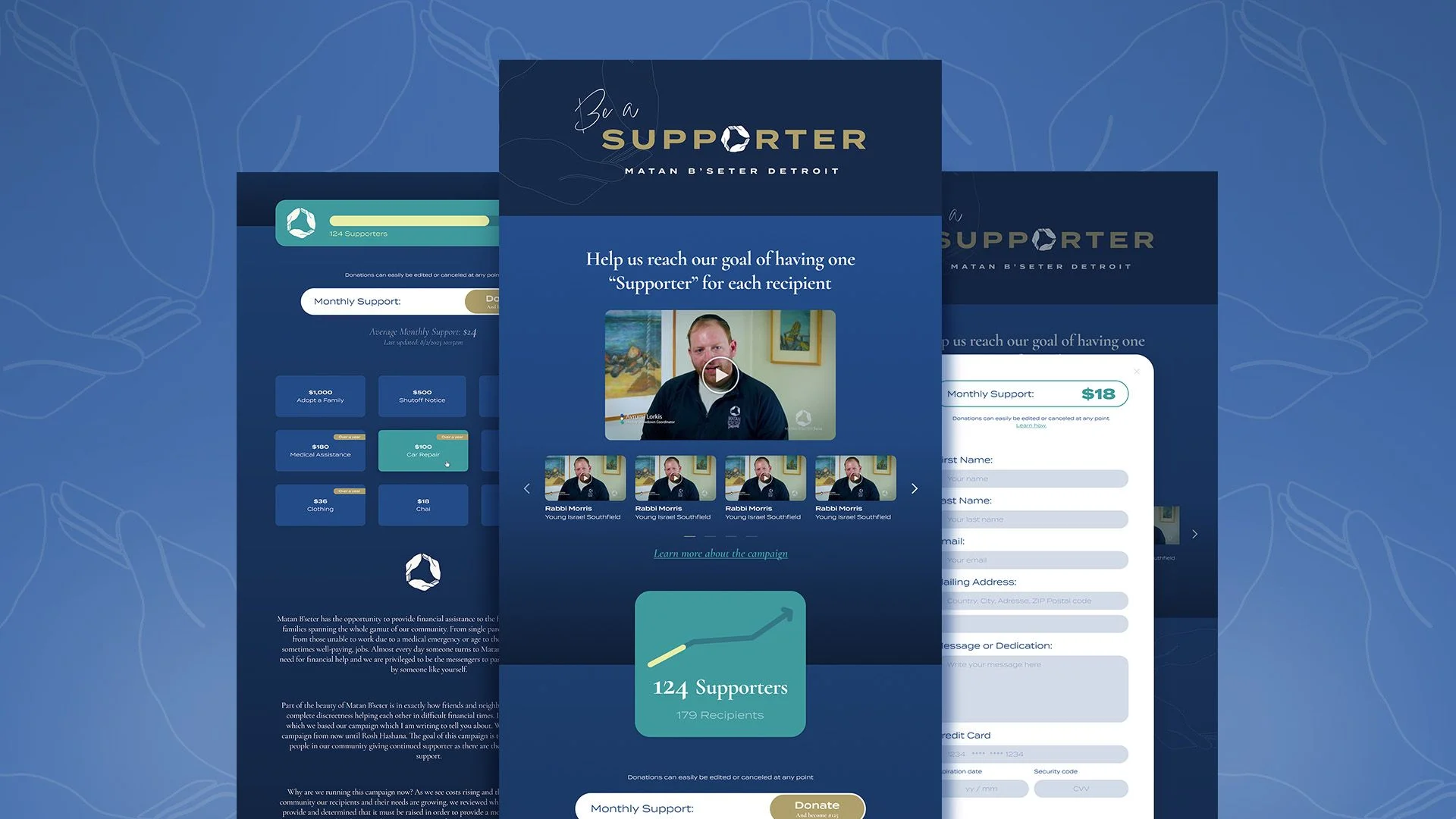 Matan B'Seter website redesign showcase